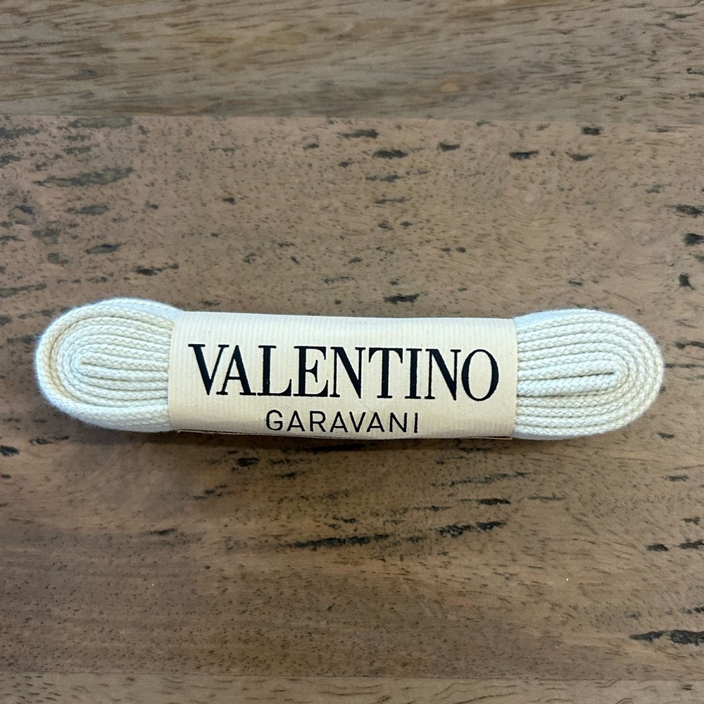 Valentino Garavani Ivory Shoelaces
